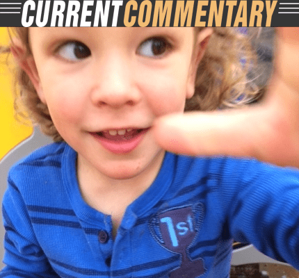Closeup of child