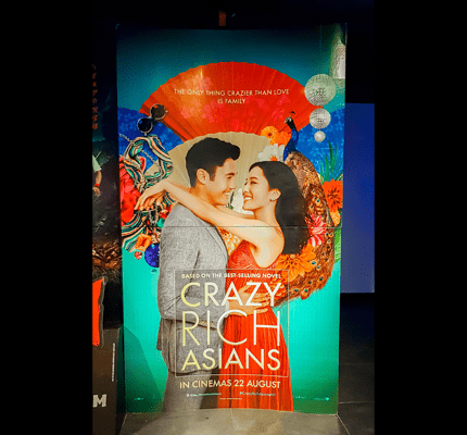 Movie poster for Crazy Rich Asians